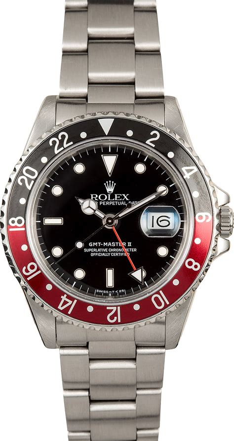 rolex gmt master black and red